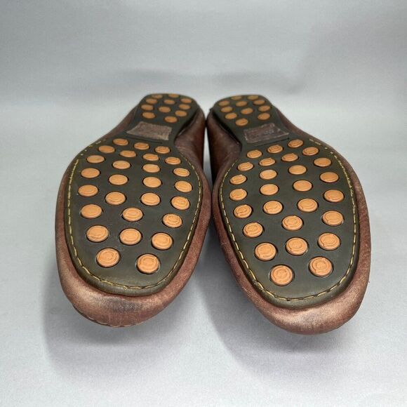 Born Loafers Men's Size 11.5 Brown Leather Driving Slip On Shoes - Picture 9 of 12